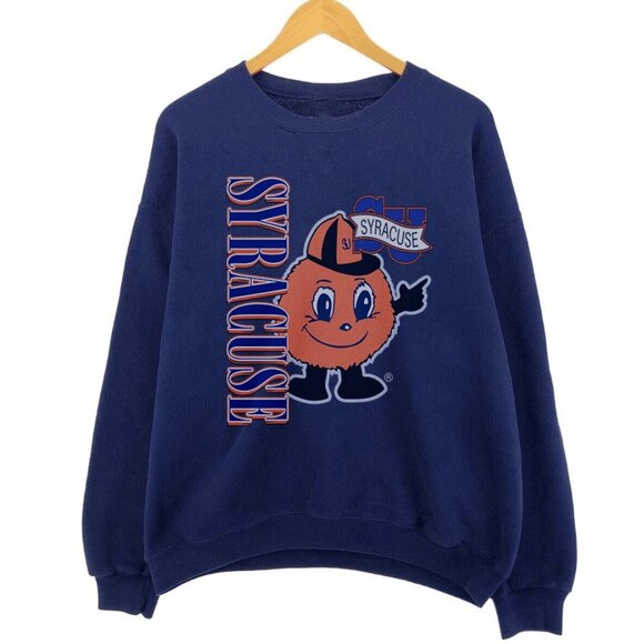 90s Vintage Syracuse University Style Sweatshirt, Syracuse Orange Football Shirt - Picture 1 of 2